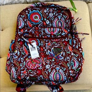 Vera Bradley large Bancroft Backpack Marrakech Cinnamon